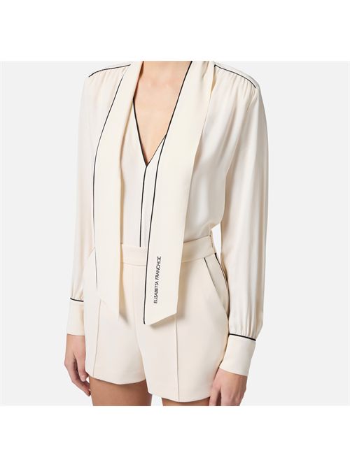 shirt woman white ELISABETTA FRANCHI | CA10451E2/E84